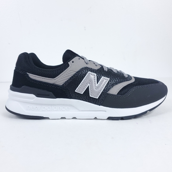 New Balance Mens 997H Running Shoes Black Gray CM997HFN Low Top Sneakers Size 7D - Picture 1 of 7